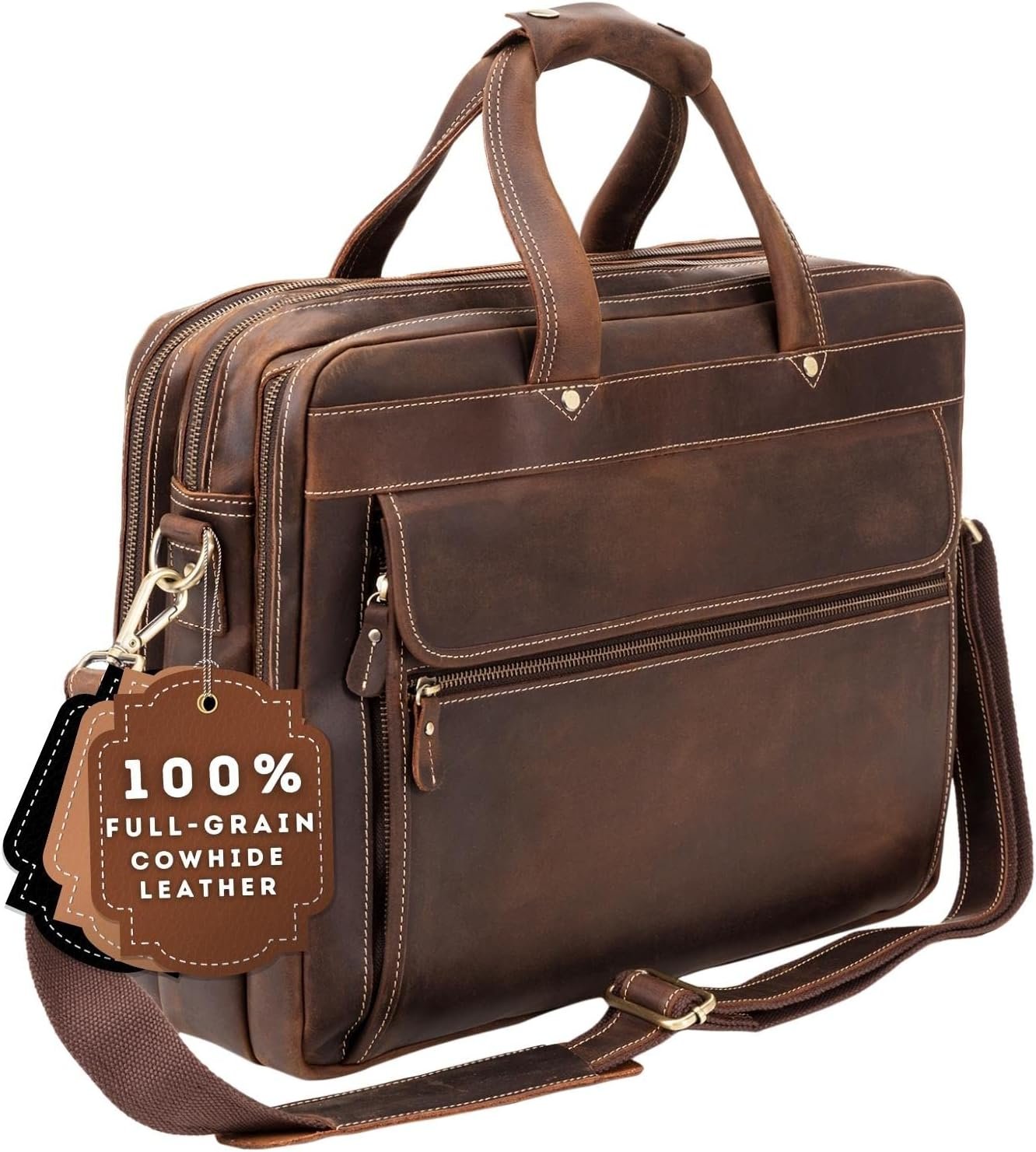Luxorro Leather Briefcase